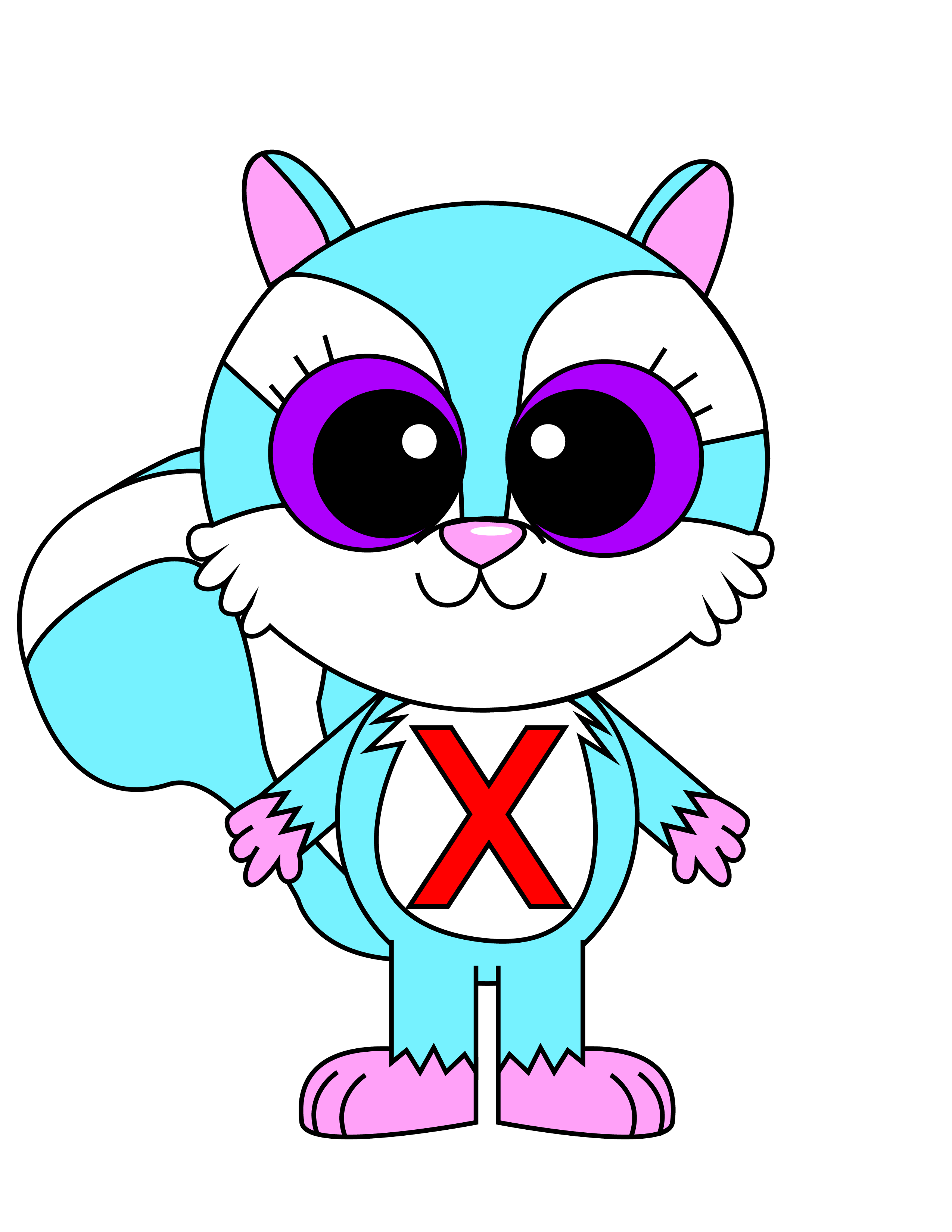 Letter Critter X